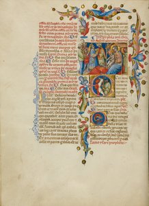 The Adoration of the Magi; Initial E: Sword Bearers